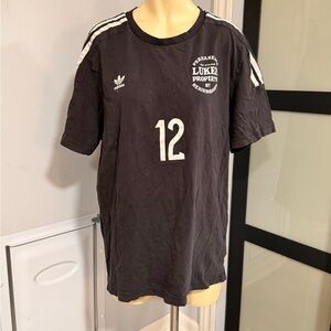 adidas x Neighborhood Black Short Sleeve Tee with White Details